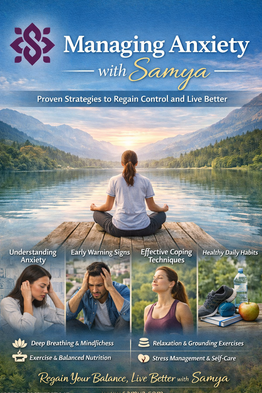 Natural anxiety management techniques for mental wellness by Samya